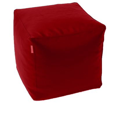 Classic Cube Vinyl Ottoman in Assorted Colours
