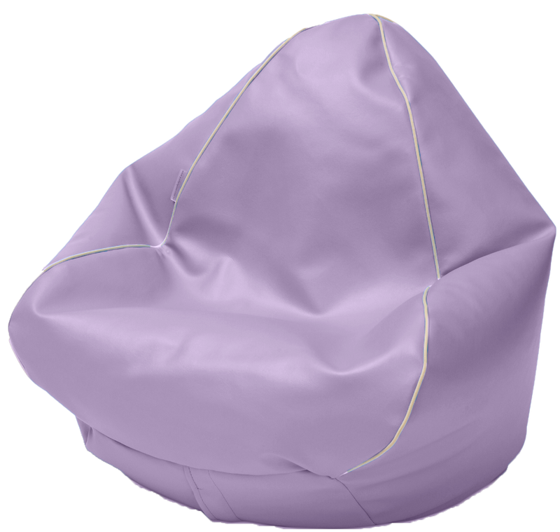 Kids Retro Vinyl Bean Bag in Lilac - 1 to 4 Years old