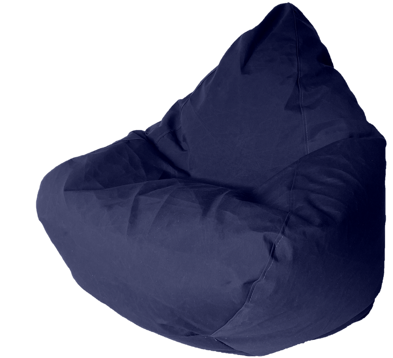 Sunbrella Outdoor Bean Bag in Navy Blue