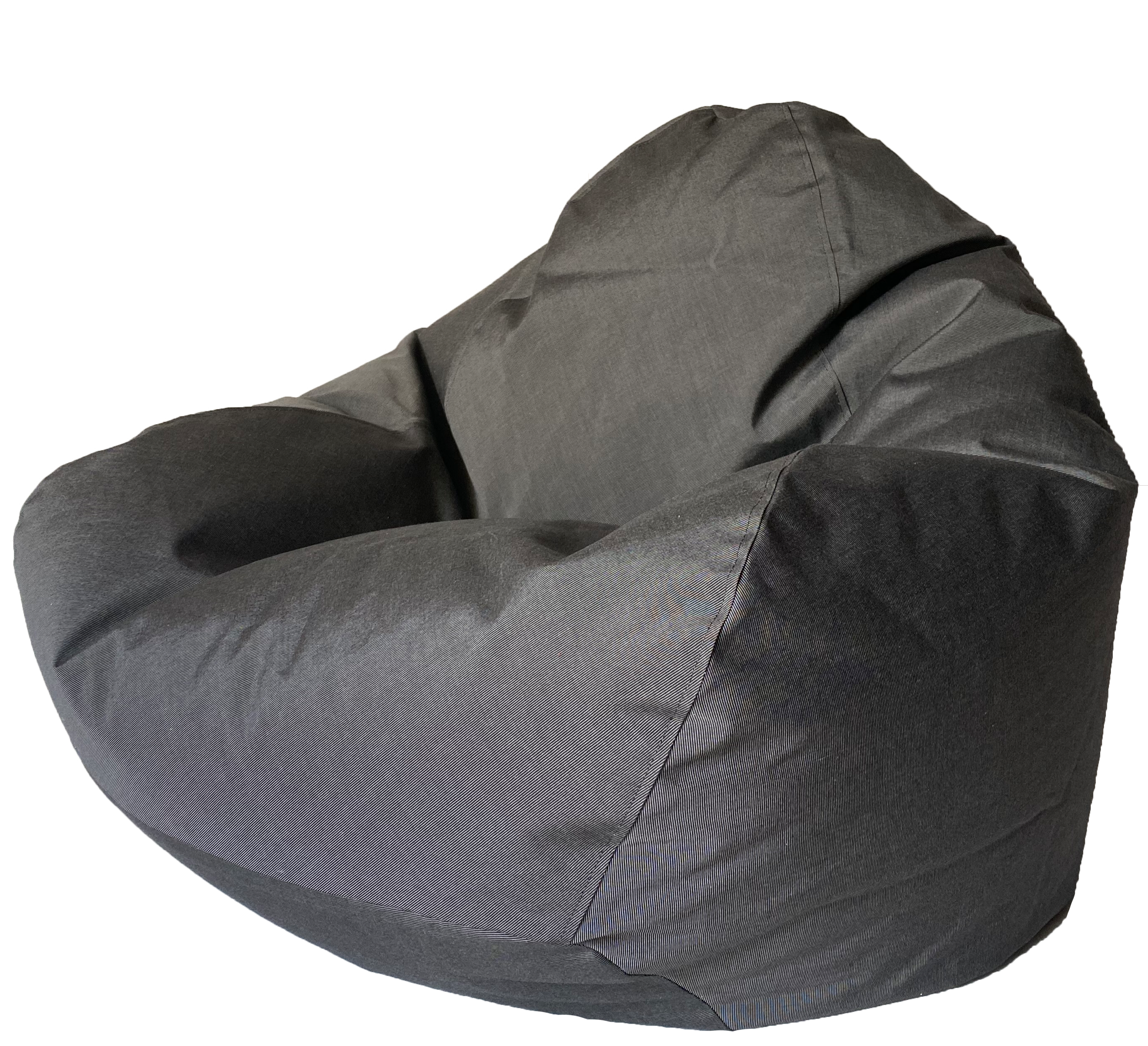 Sunbrella Outdoor Bean Bag in Charcoal Tweed