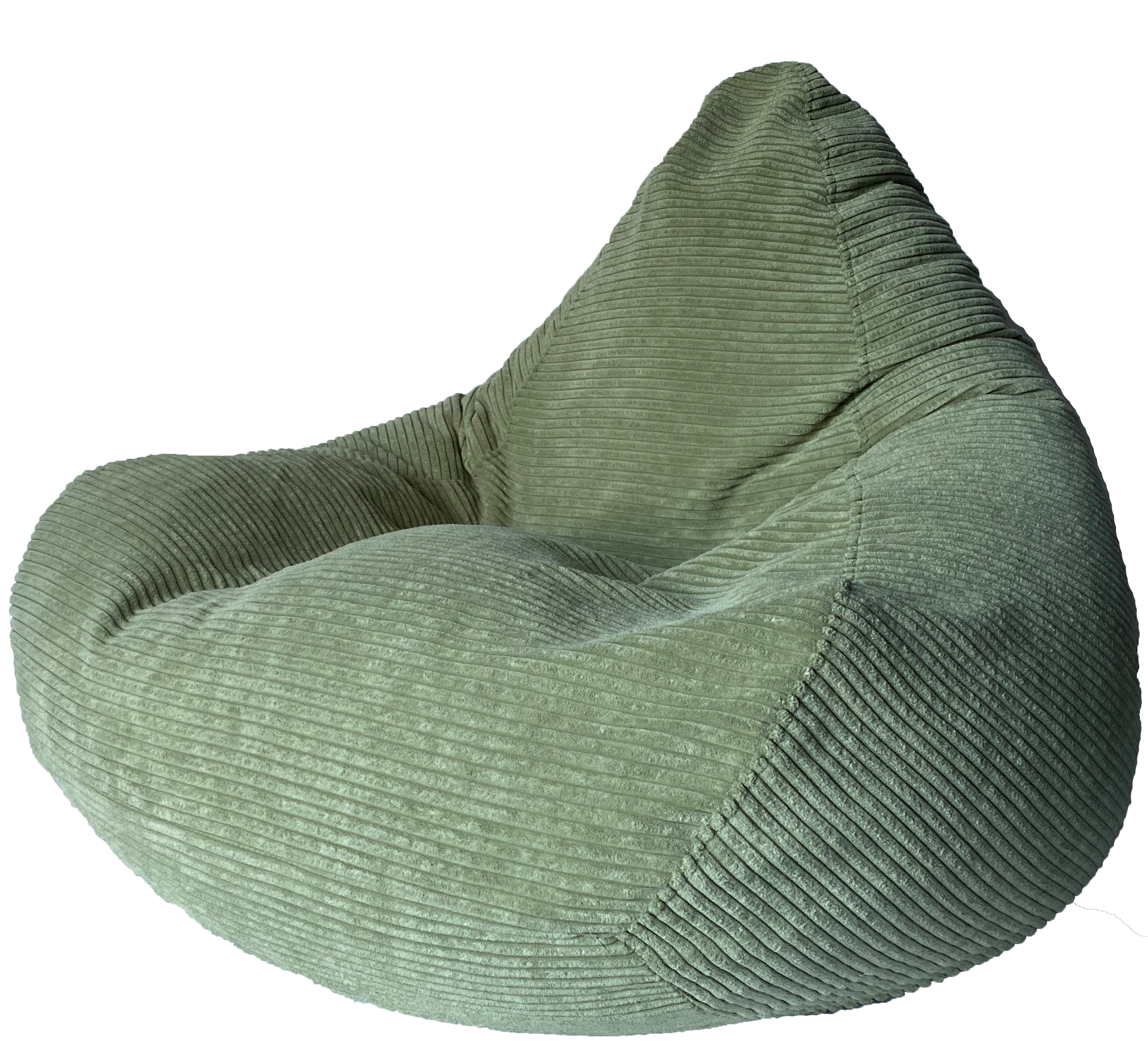 Profile Corduroy Luxury Bean Bag in Willow Green