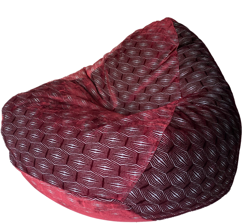 Warwick Fairmont Luxury Bean Bag in Crimson