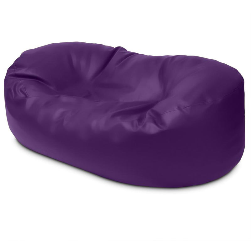 Classic 2 Metre Vinyl Couch in Grape Purple
