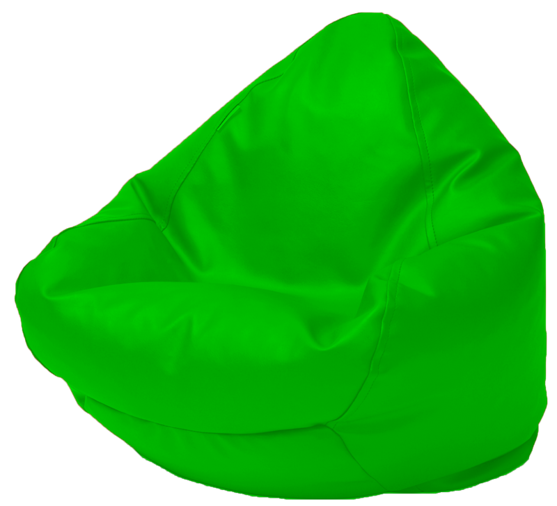 Kids Classic Vinyl Bean Bag in Lime Green - 1 to 4 Years old