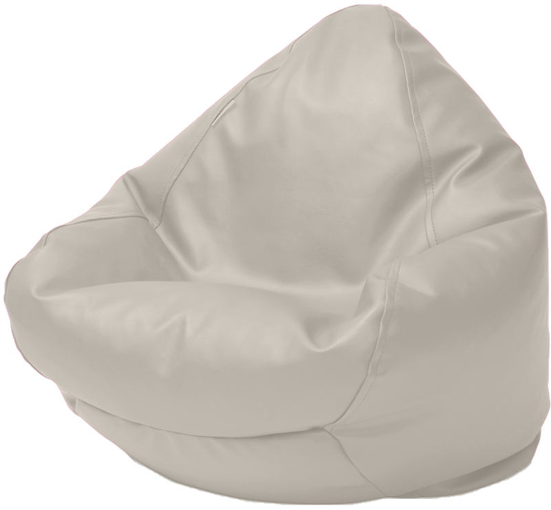 Kids Classic Vinyl Bean Bag in Marshmallow - 1 to 4 Years old