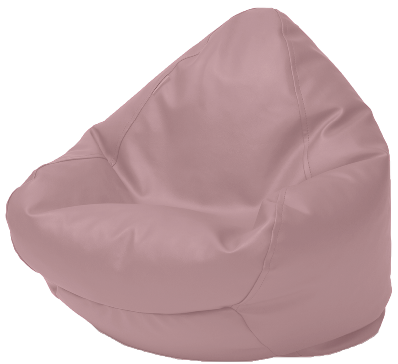 Kids Classic Vinyl Bean Bag in Mink Pink - 1 to 4 Years old