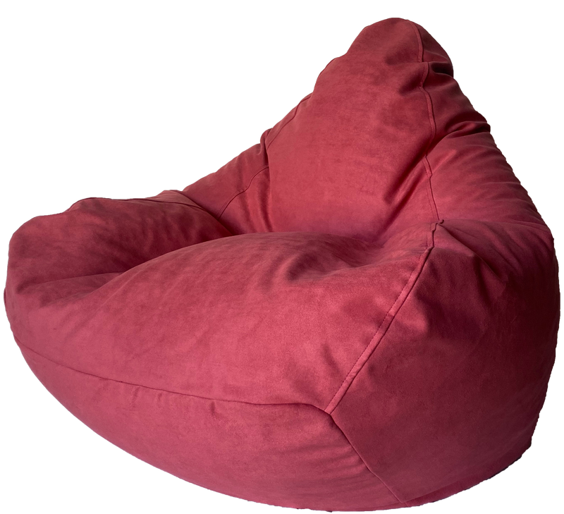 Super Suede Soft Bean Bag in Mexico Red