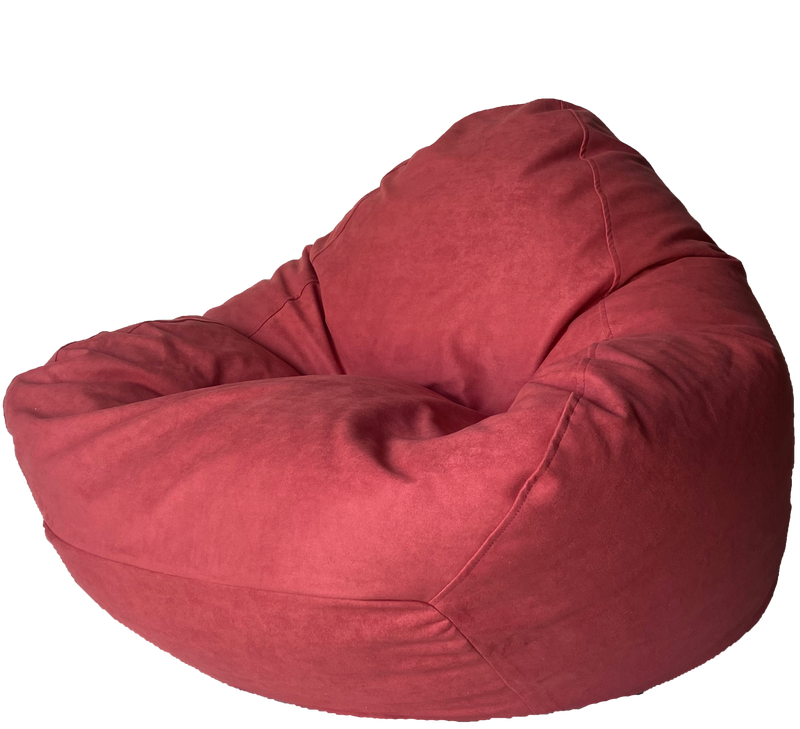 Super Suede Soft Bean Bag in Mexico Red
