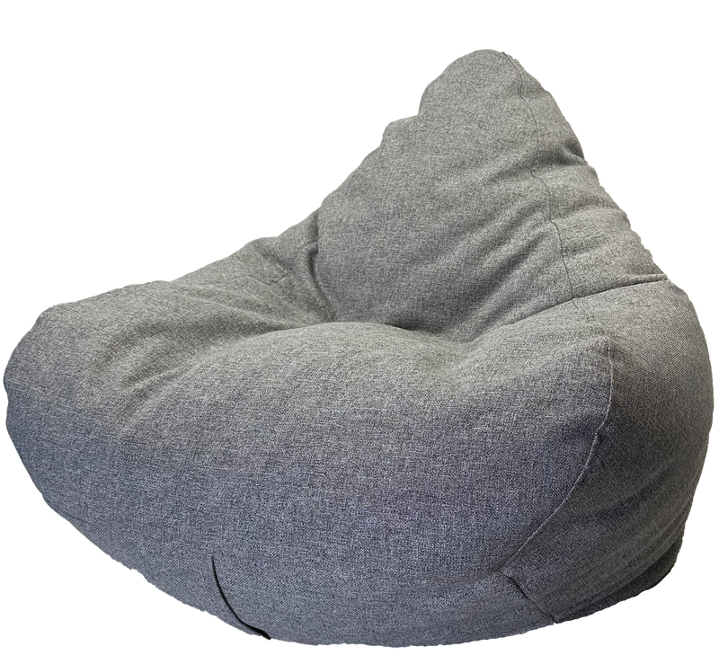 Tweed Series Bean Bag in Grey Fleck