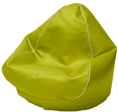 Retro Vinyl Bean Bag in Apple Green