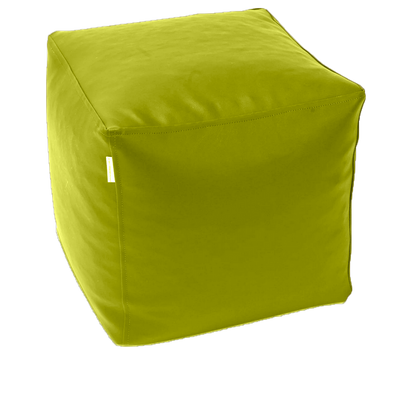 Classic Cube Vinyl Austex Ottoman in Assorted Colours