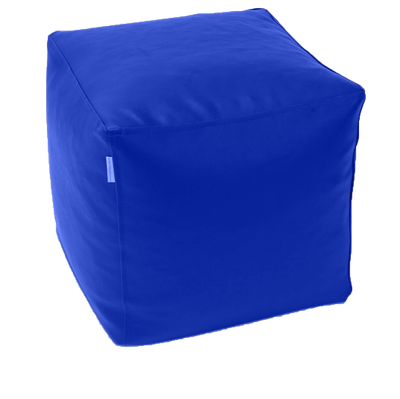 Classic Cube Vinyl Ottoman in Assorted Colours