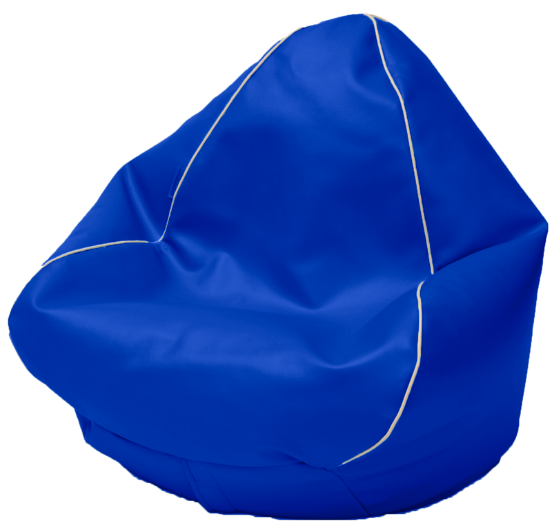 Kids Retro Vinyl Austex Bean Bag in Assorted Colours - 1 to 4 Years old