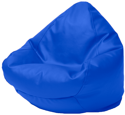 Classic Vinyl Bean Bag in Atlantic Blue