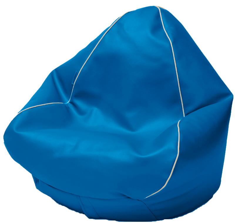 Kids Retro Vinyl Austex Bean Bag in Assorted Colours - 1 to 4 Years old
