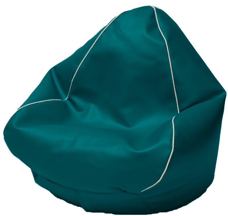 Kids Retro Vinyl Austex Bean Bag in Assorted Colours - 1 to 4 Years old