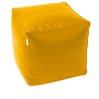 Classic Cube Vinyl Austex Ottoman in Assorted Colours