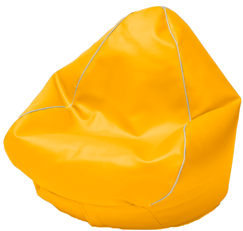 Kids Retro Vinyl Austex Bean Bag in Assorted Colours - 1 to 4 Years old