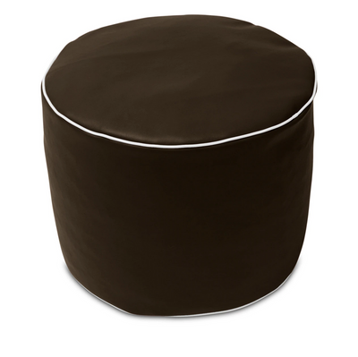 Retro Vinyl Austex Round Ottoman in Assorted Colours