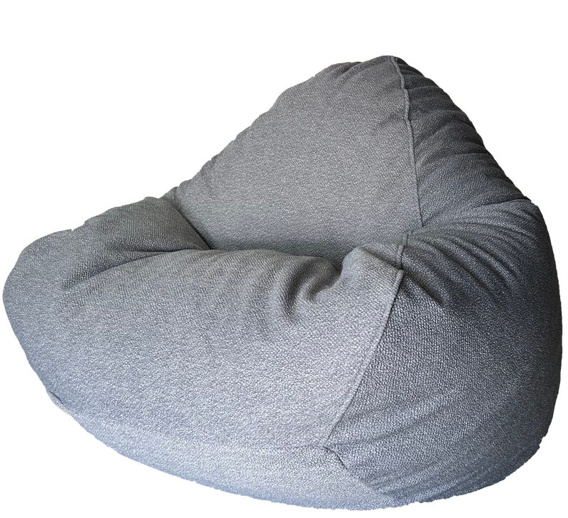 Profile Debonaire Luxury Bean Bag In Zinc