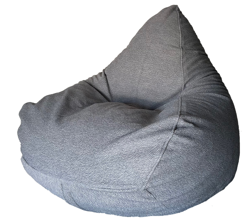 Profile Debonaire Luxury Bean Bag In Zinc