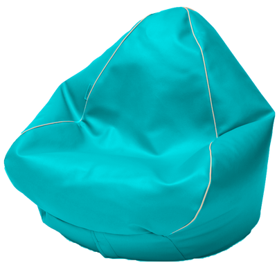Kids Retro Vinyl Austex Bean Bag in Assorted Colours - 1 to 4 Years old