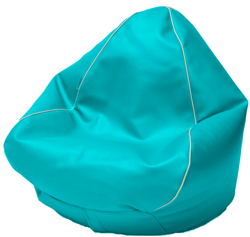 Kids Retro Vinyl Austex Bean Bag in Assorted Colours - 1 to 4 Years old