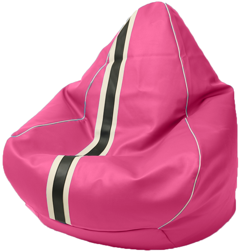GT Vinyl Bean Bag in Flamingo Pink