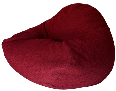 Warwick Soft Weave Bean Bag in Garnet Red and Black Blend