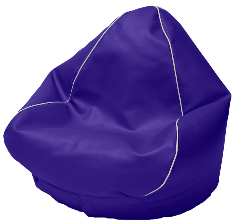 Kids Retro Vinyl Austex Bean Bag in Assorted Colours - 1 to 4 Years old
