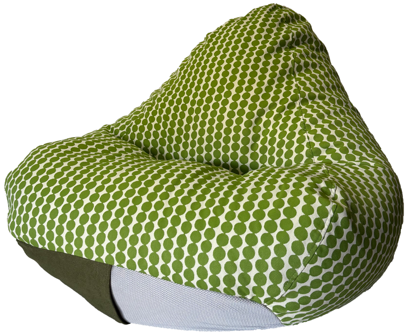 Green Spot Bean Bag in Green