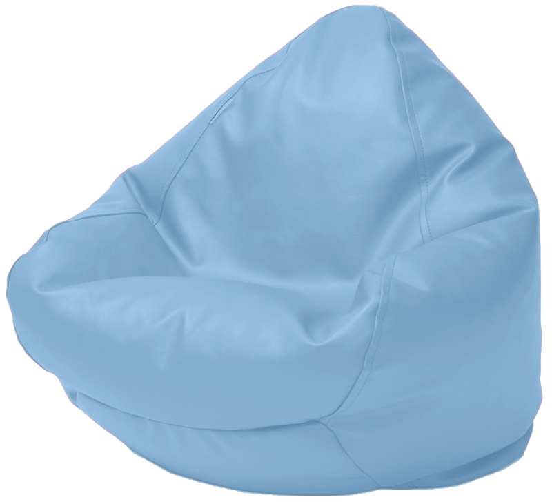 Kids Classic Vinyl Bean Bag in Assorted Colours - 1 to 4 Years old