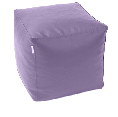 Classic Cube Vinyl Austex Ottoman in Assorted Colours