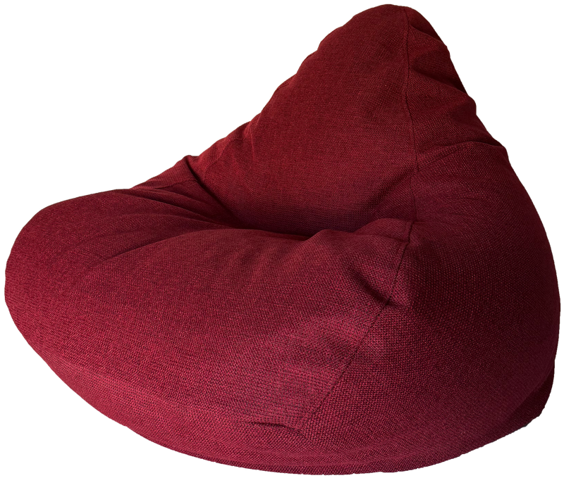 Warwick Soft Weave Bean Bag in Garnet Red and Black Blend