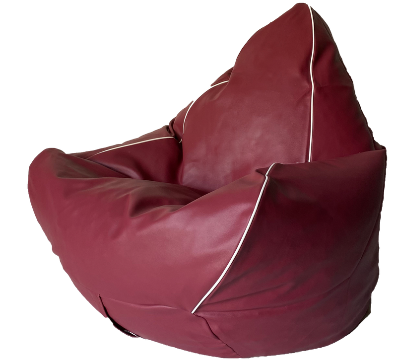 Retro Vinyl Bean Bag in Assorted Colours