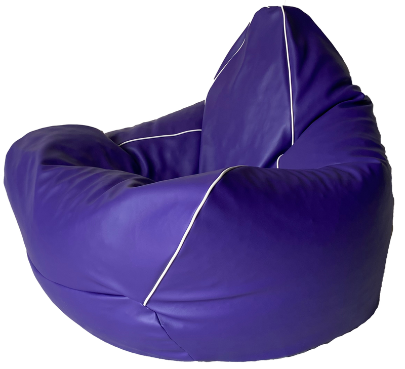 Retro Vinyl Bean Bag in Assorted Colours