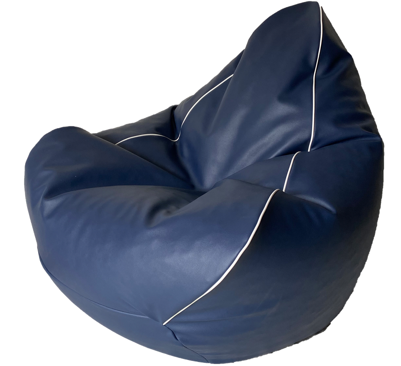 Retro Vinyl Bean Bag in Assorted Colours