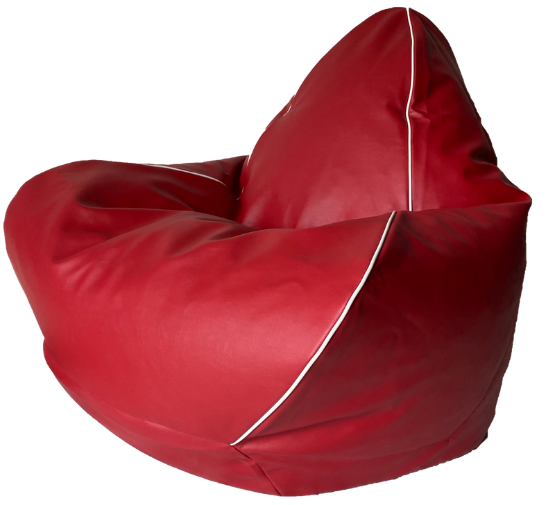 Retro Vinyl Bean Bag in Assorted Colours