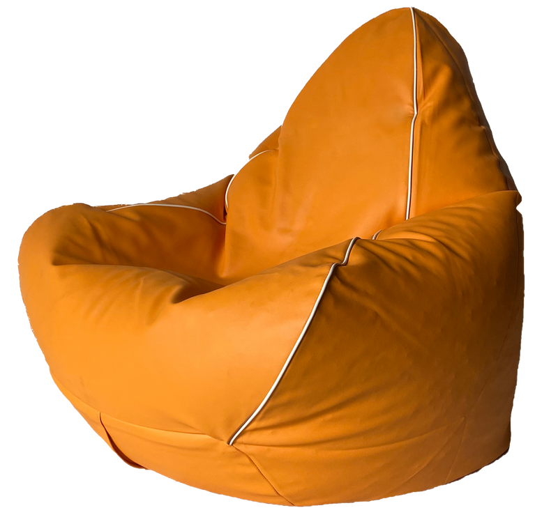 Retro Vinyl Bean Bag in Assorted Colours