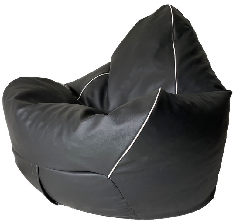 Retro Vinyl Bean Bag in Assorted Colours