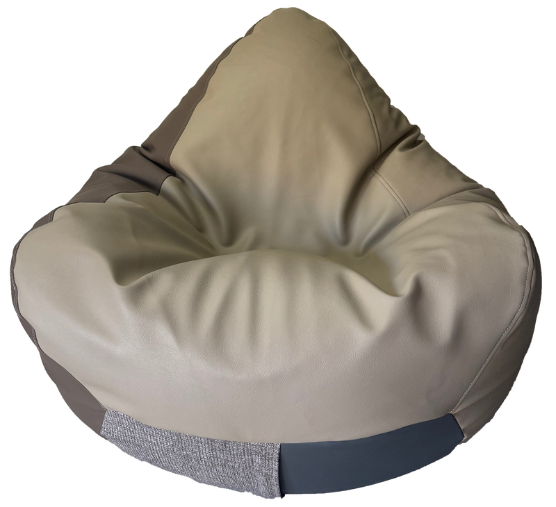 2 Tone Split Series Vinyl Bean Bags in Assorted Colours
