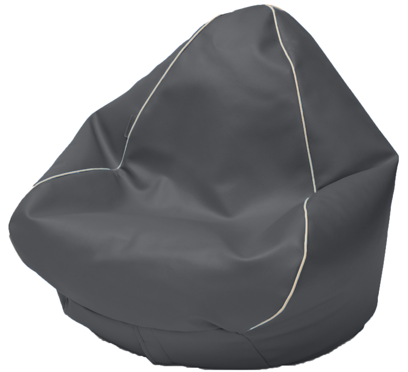 Kids Retro Vinyl Austex Bean Bag in Assorted Colours - 1 to 4 Years old