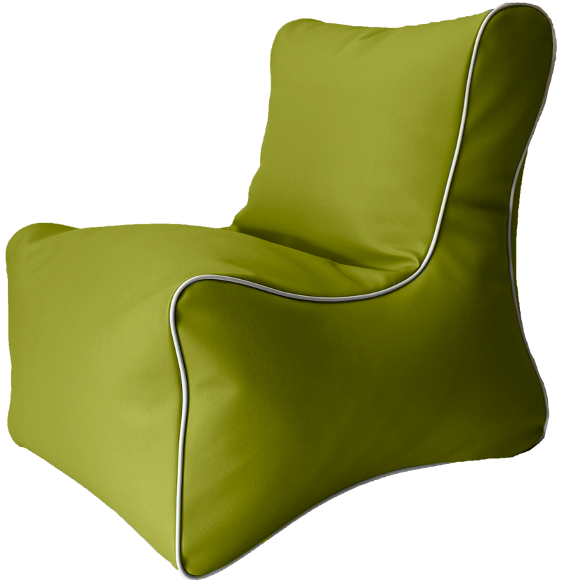 Retro Toddler L-Shape Vinyl Austex Bean Bag Chair in Assorted Colours Ages 1-5