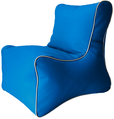 Retro Toddler L-Shape Vinyl Austex Bean Bag Chair in Assorted Colours Ages 1-5