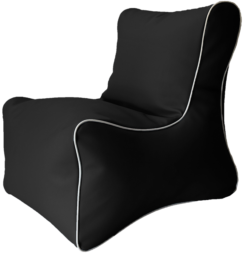 Retro Toddler L-Shape Vinyl Austex Bean Bag Chair in Assorted Colours Ages 1-5