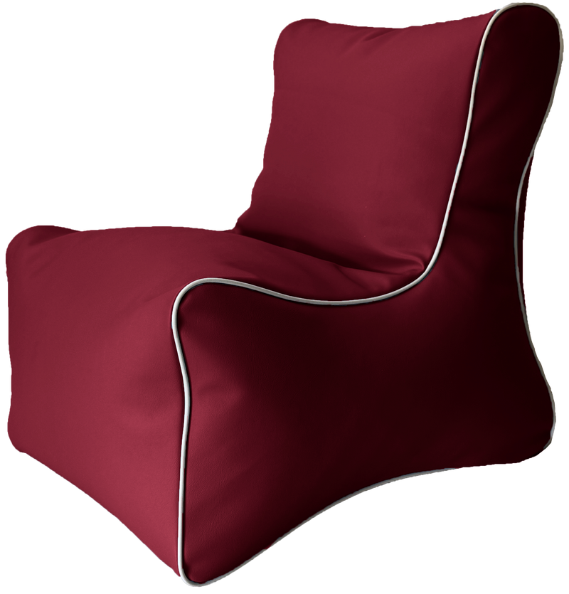 Retro Toddler L-Shape Vinyl Austex Bean Bag Chair in Assorted Colours Ages 1-5