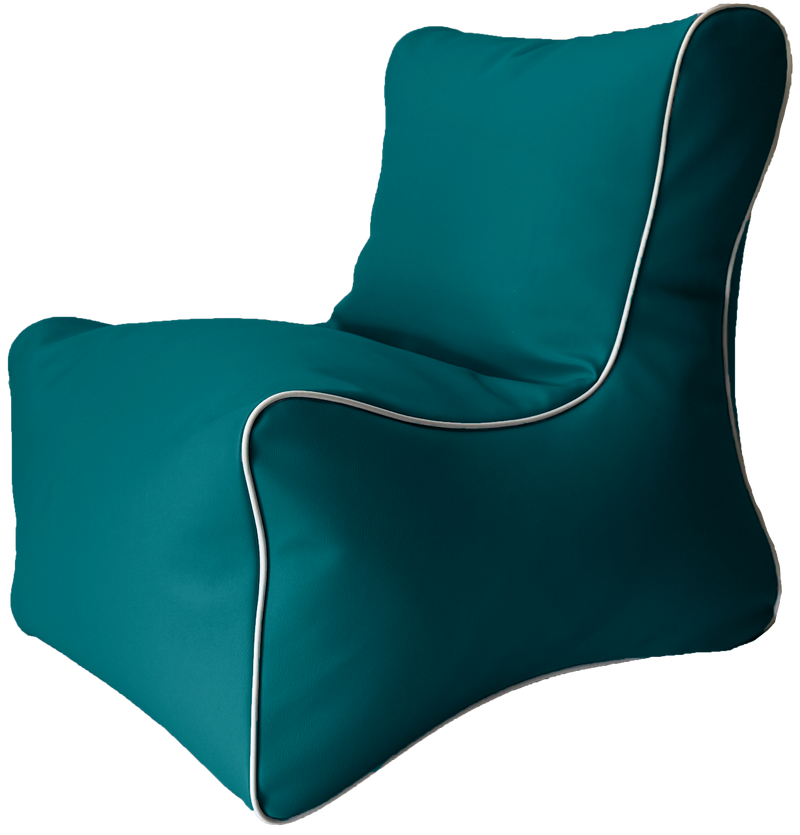 Retro Toddler L-Shape Vinyl Austex Bean Bag Chair in Assorted Colours Ages 1-5