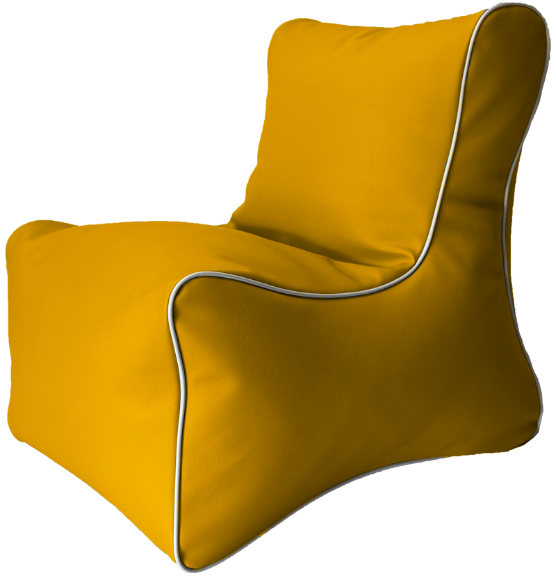 Retro Toddler L-Shape Vinyl Austex Bean Bag Chair in Assorted Colours Ages 1-5