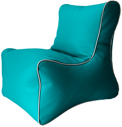 Retro Toddler L-Shape Vinyl Austex Bean Bag Chair in Assorted Colours Ages 1-5