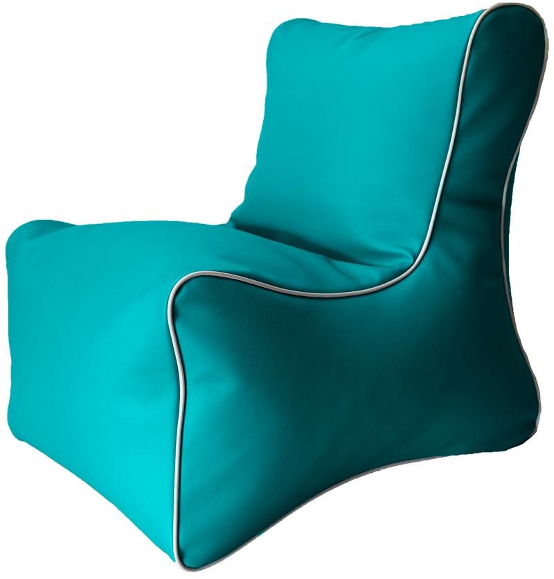 Retro Toddler L-Shape Vinyl Austex Bean Bag Chair in Assorted Colours Ages 1-5